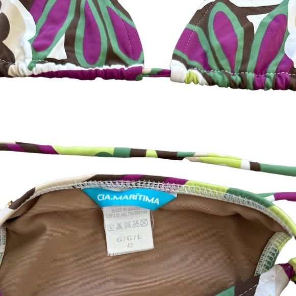 Cia Maritima bikini and Cover up set size M - Picture 11 of 13